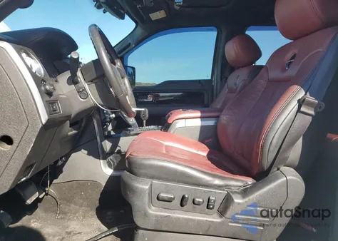 2013 Ford F150 Supercrew из США, поврежденный, VIN 1FTFW1ET0DFD87797